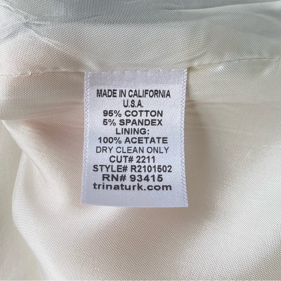 Trina Turk Floral Halter Yellow Rose sz 10 - Picture 9 of 14